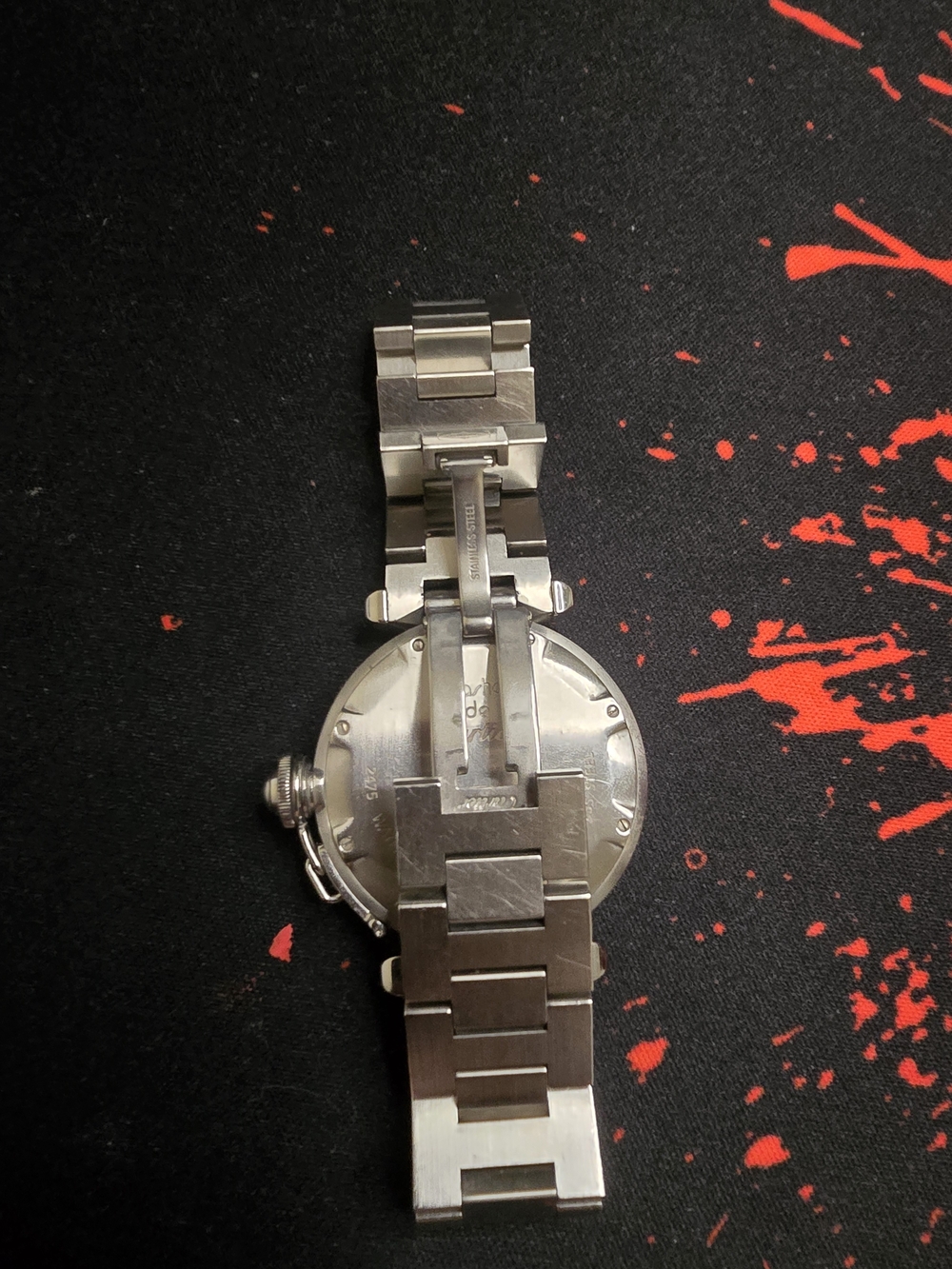 Cartier Pasha C Big Date Wristwatch in Silver with Red Presentation Box - Picture 4 of 5